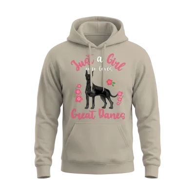 Great Dane Dog Great Dane Lover Unisex Hoodie - Sand