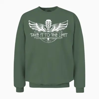 Take It to the Limit Unisex Sweatshirt - Military Green