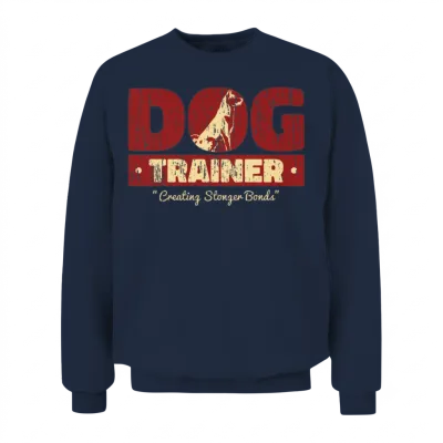 Dog Trainer Unisex Sweatshirt - Navy