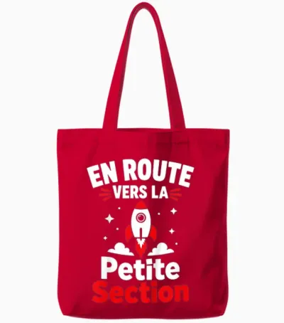 Enfant Humour Maternelle élève Rentrée Des Classes Petite Section Tote Bags - Red