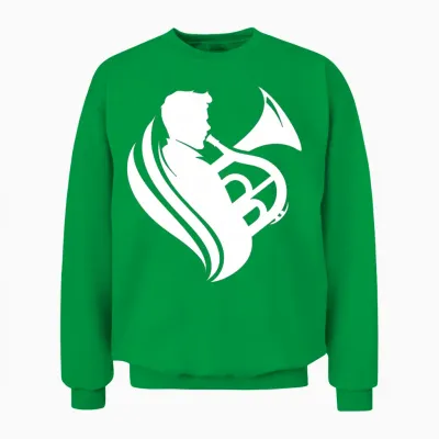 Homme Tuba Boy Concert Band T-Shirt Haut De Gamme Unisex Sweatshirt - Irish Green