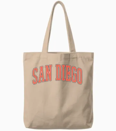 San Diego Tote Bags - Natural