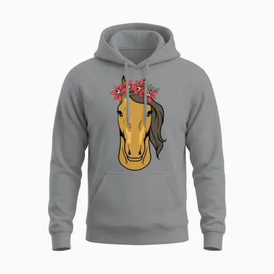She Is Horse Unisex Hoodie - Sport Grey