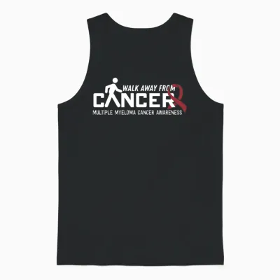 Cancer Walk- Multiple Myeloma Cancer Awareness Unisex Tank Top - Black