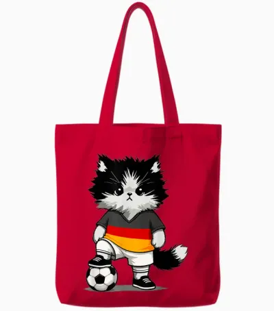 Deutschlandflagge Herren Damen Kinder Deutschland Tote Bags - Red