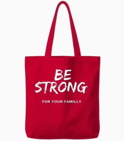 Best T-Shirt Design with a High Quality Tote Bags - Red