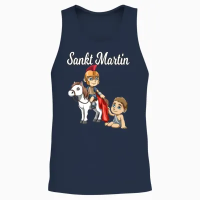 Saint Martin St Martin Unisex Tank Top - Navy