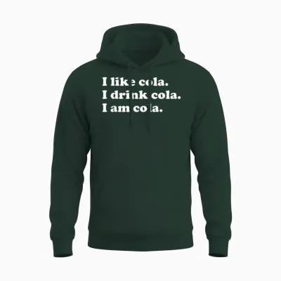 Cola Lover Men's / Women's / Girls' / Boys' T-Shirt, Black, S Unisex Hoodie - Forest