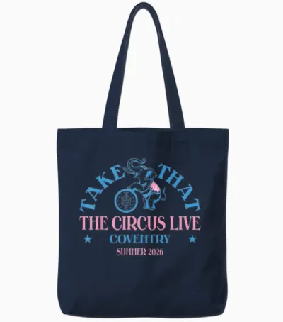 Take That the Circus Live Coventry Tote Bags - Navy