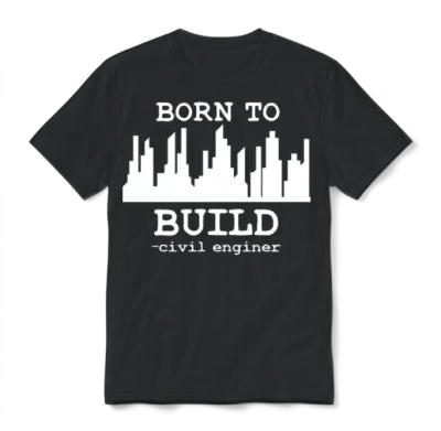 Civil Engineer Unisex T-Shirt - Black