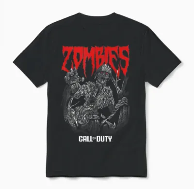 Call of Duty Zombies Gaming Unisex T-Shirt - Black