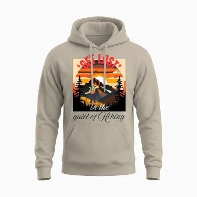 Sundown Hiking Unisex Hoodie - Sand