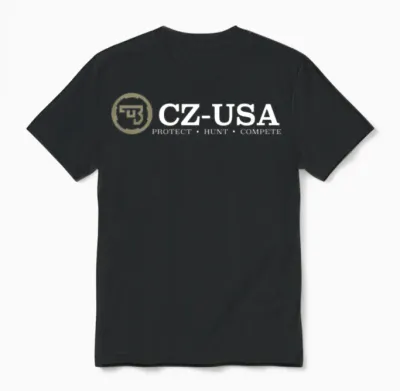 Cz Ceska Zbrojovka Polo Blackwater Protect Unisex T-Shirt - Black