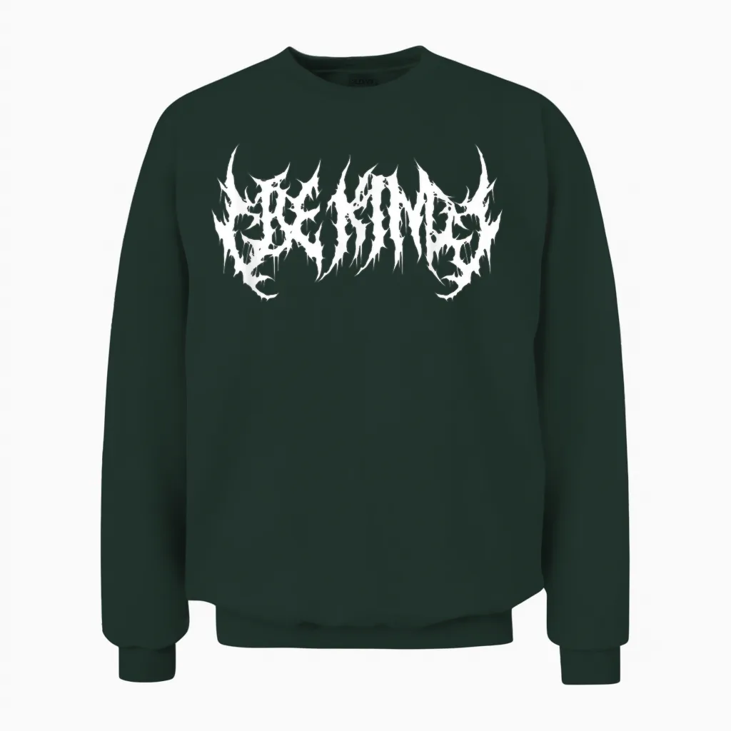 Sei Nett. Death Metal, Extreme Black-Metal-Band. Lustig Ironisch Unisex Sweatshirt in Forest