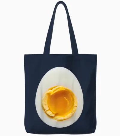 Deviled Egg Costume Halloween Tote Bags - Navy