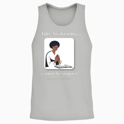 This Awakening Hebrew Israelite Women's Design Unisex Tank Top - Ash