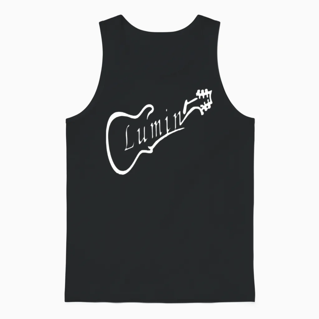 Lumin Official Logo Fan Merch Unisex Tank Top in Black