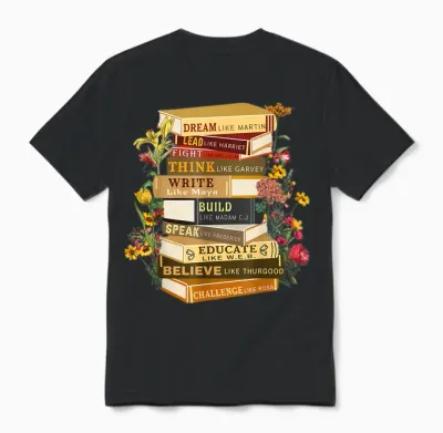 Black History Month Black History Shirts Book Lover Teacher Unisex T-Shirt - Black