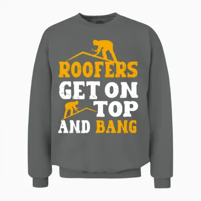 Roofer- Roofer Gift - Funny Roofer Unisex Sweatshirt - Graphite Heather