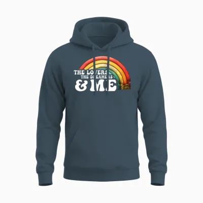 Rainbow Connection-The Lovers the Dreamers and Me Unisex Hoodie - Dark Heather