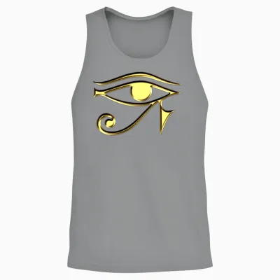 Eye of Horus - Symbol Protection & Healing I Unisex Tank Top - Sport Grey