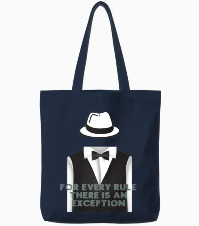 The Blacklist Raymond Reddington Quote for Every Tote Bags - Navy
