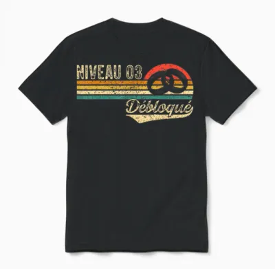 3 Years of Wheat Wedding Anniversary, Level 3 Unlocked Unisex T-Shirt - Black