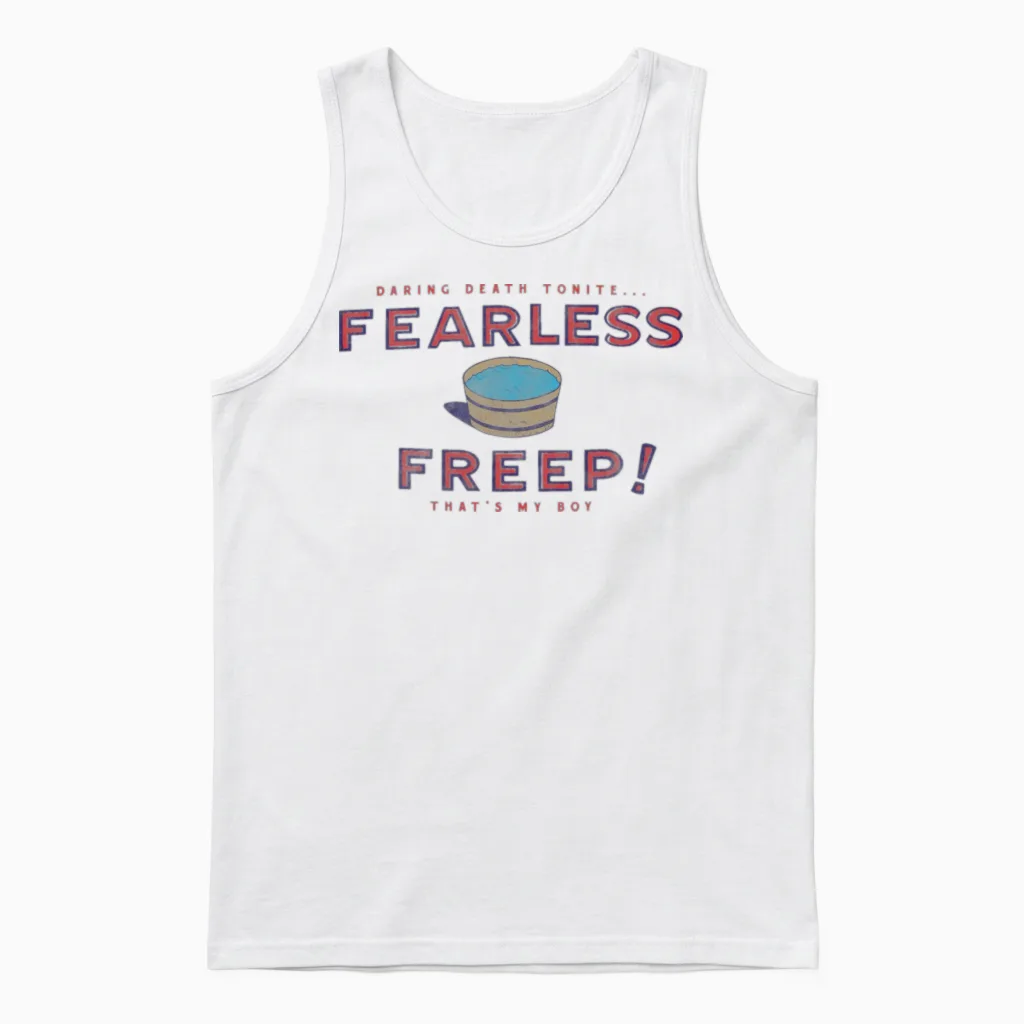 Fearless Freep Unisex Tank Top - White