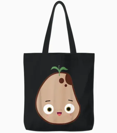 Funny Good Egg Teacher Halloween Costume the Couch Potato Tote Bags - Black