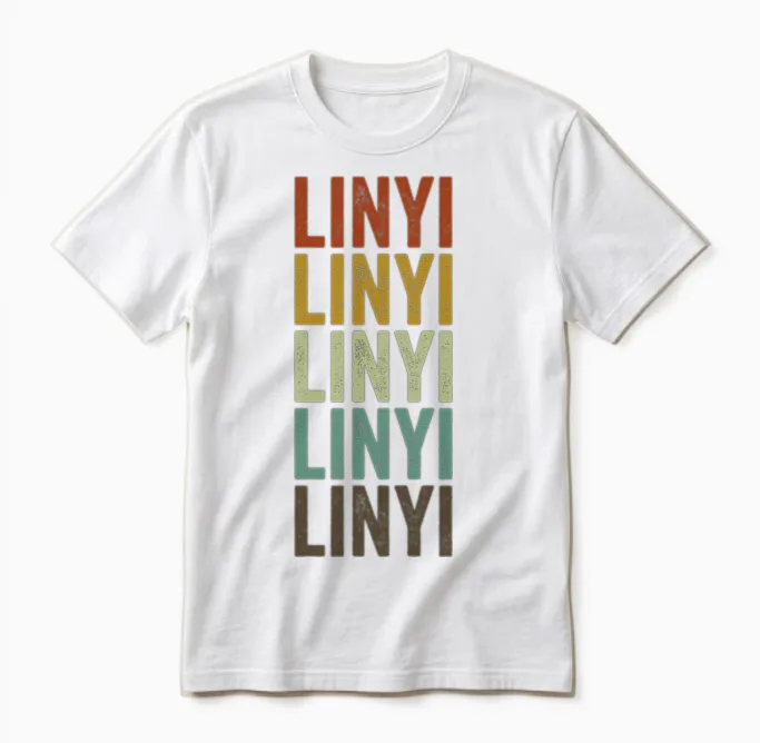 Linyi China Retro Vintage Unisex T-Shirt - White