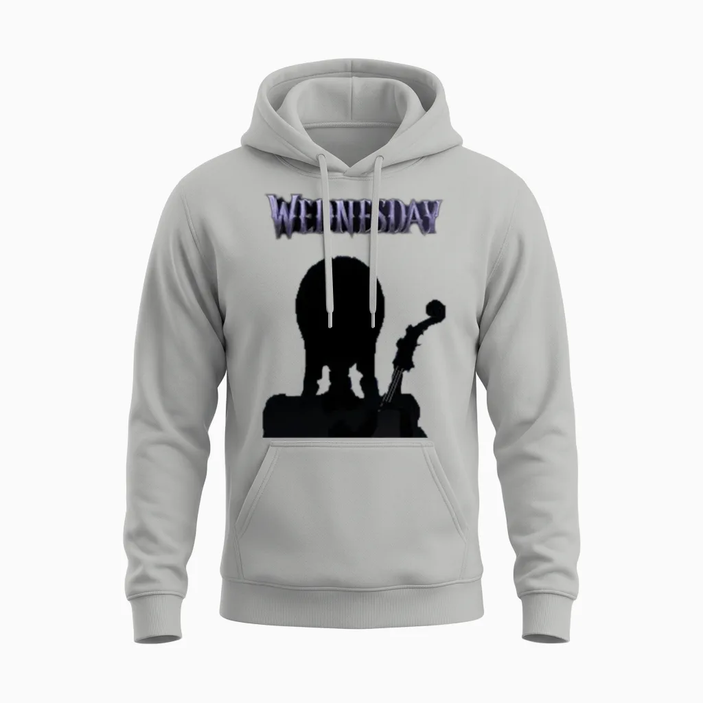 Wensday Unisex Hoodie in Ash