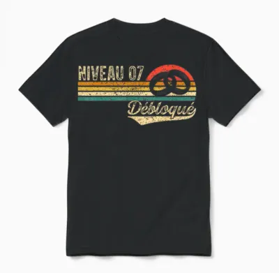 7 Years Wedding Wedding Wool Level 7 Unlocked Unisex T-Shirt - Black