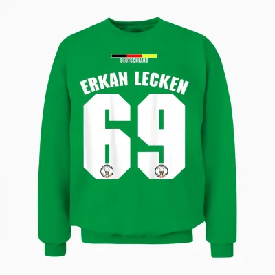 Germany Party Jersey Mallorca Party Holiday T-Shirt, Black, S Unisex Sweatshirt - Irish Green