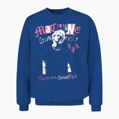 Official Machine Gun Kelly Tickets to My Doom Unisex Sweatshirt - Royal