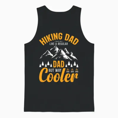 Hiking Dad Unisex Tank Top - Black