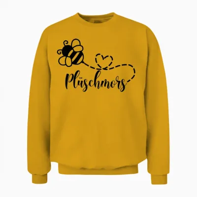 Plüschmors Hummel Ostfriesisch Nordsee Ostfriesland Unisex Sweatshirt - Gold