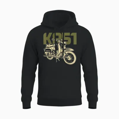 Schwalbe Kr51 Simson Mofa Moped Unisex Hoodie - Black
