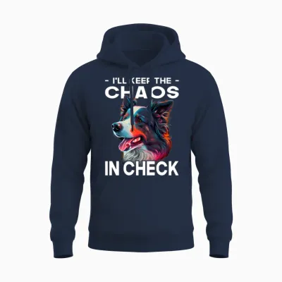 Border Collie - Dog Lover - Dog Owner Unisex Hoodie - Navy
