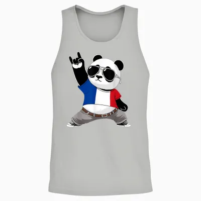 Französische Flagge, Herren, Damen, Kinder, Frankreich Unisex Tank Top - Ash