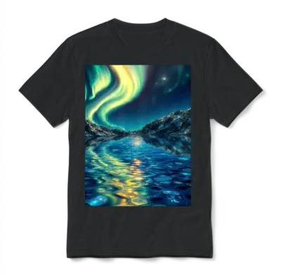 Crystal Lake of Aurora Unisex T-Shirt - Black