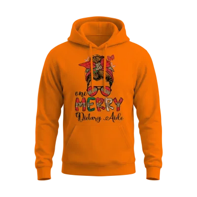 Dietary Aide Christmas Dietary Aide Xmas Gifts Unisex Hoodie - Safety Orange