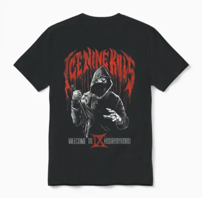 Ice Nine Kills - Mystery Killer T-Shirt, Black Unisex T-Shirt - Black