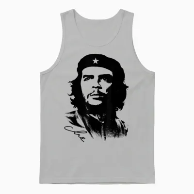 Che Guevara Rebel Cuban Jersey T-Shirt Guerrilla Revolution Unisex Tank Top - Ash