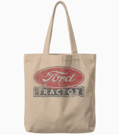 Ford Ford Tractor Birthday Chirstmas Present Tote Bags - Natural