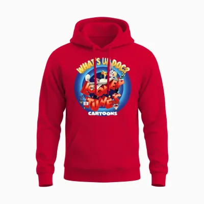 Looney Tunes Cartoons Unisex Hoodie - Red