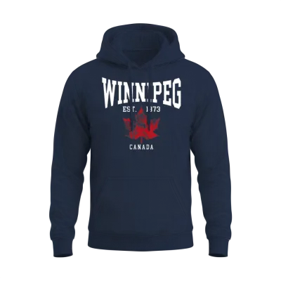 Winnipeg Unisex Hoodie - Navy