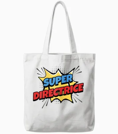 Super Director Gift Departure Director Thank You Director Tote Bags - White