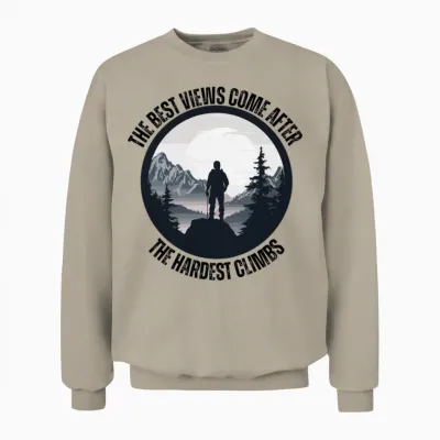 Hiking Unisex Sweatshirt - Sand