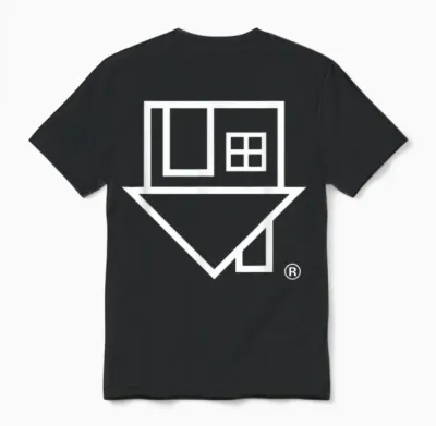 Das Nachbarschaftshaus-Logo Unisex T-Shirt - Black