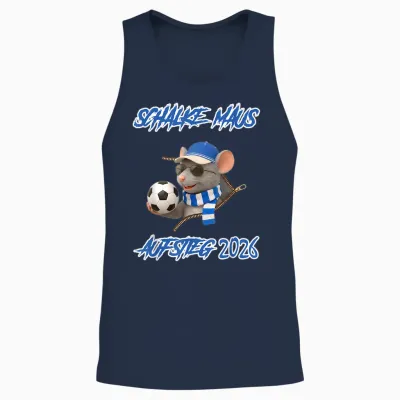 Schalke Maus Unisex Tank Top - Navy